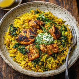 Anti-Inflammatory Turmeric Chicken & Rice