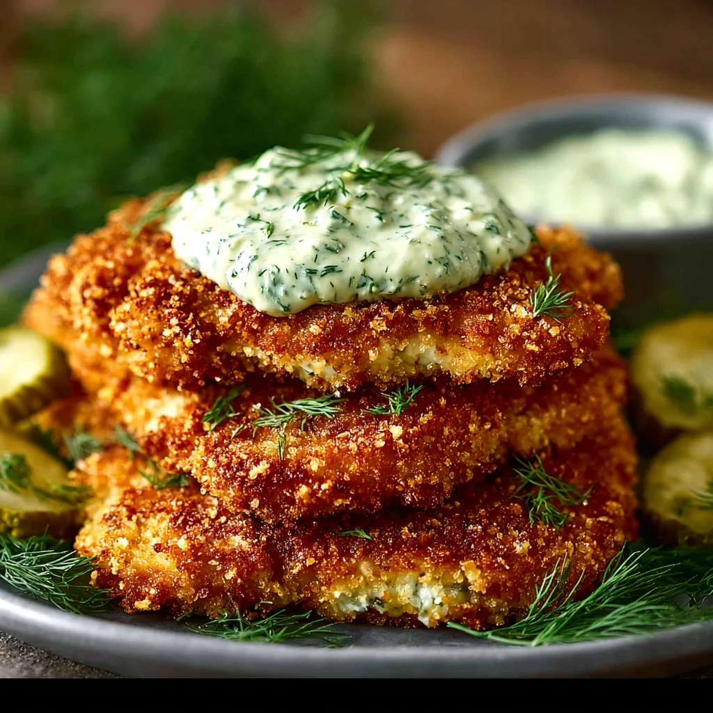 Crispy Dill Pickle Parmesan Chicken