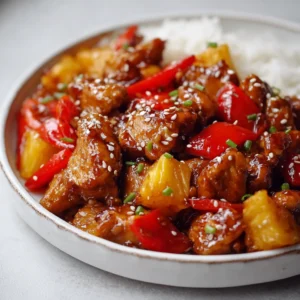 Easy Homemade Crockpot Pineapple Teriyaki Chicken Dinner