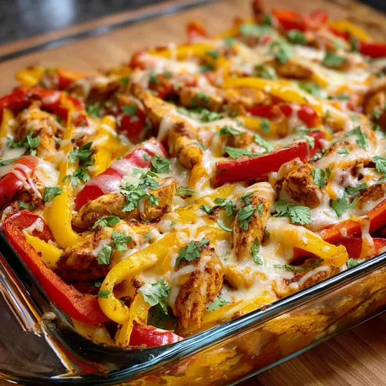 Fajita Chicken Casserole Bake
