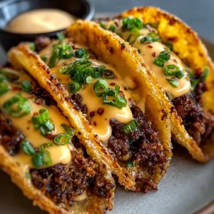 Garlic Butter Honey BBQ Beef Tacos