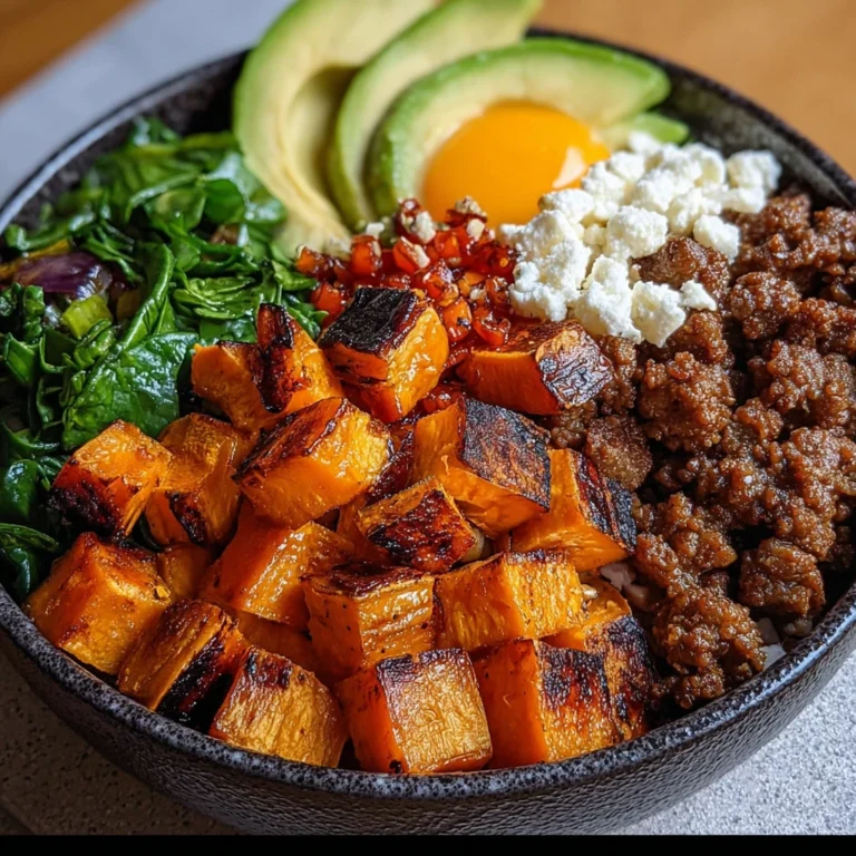 High Protein Hot Honey Beef Bowl