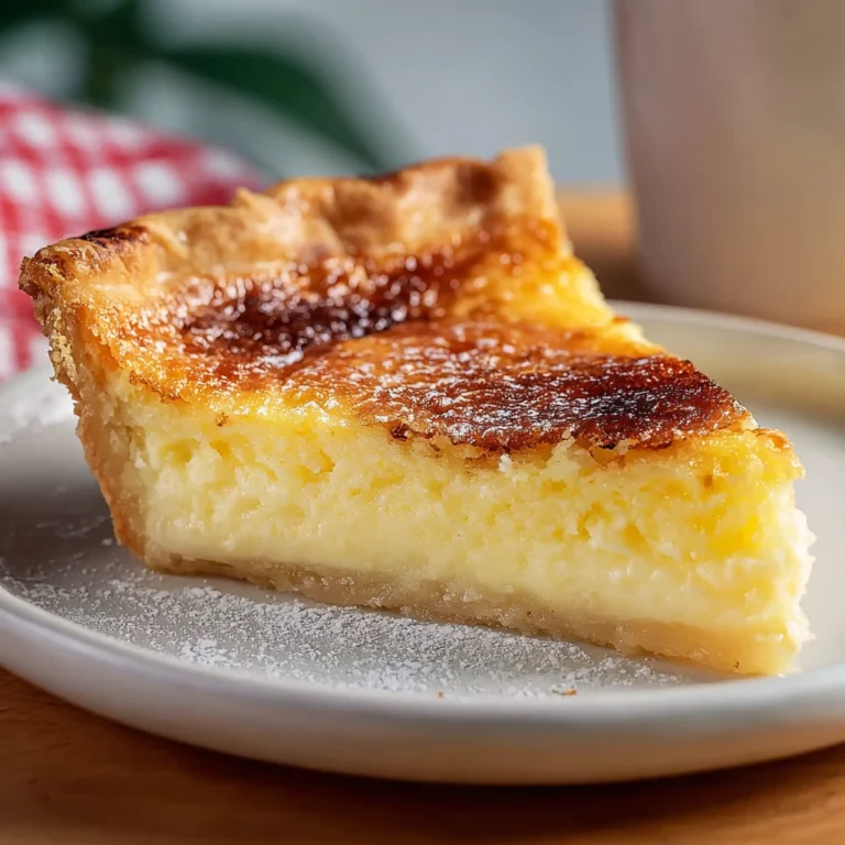 Oldfashioned Lemon Sponge Pie