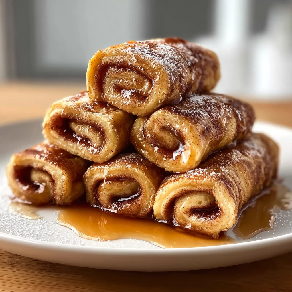 Vegan Cinnamon Roll French Toast Rollups