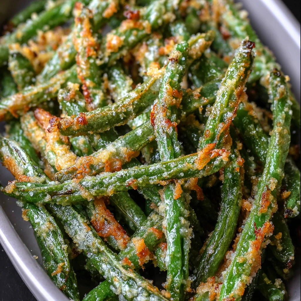 Air Fryer Parmesan Green Beans Crispy Delight Awaits
