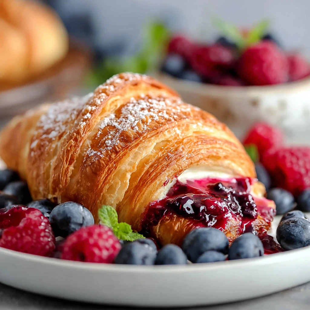 Berry Croissant Bake