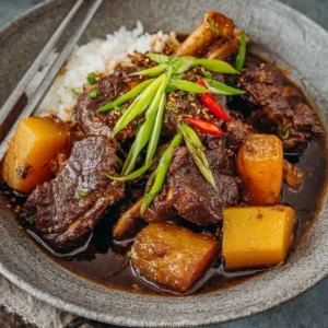 Korean Instant Pot Short Ribs (Galbi Jjim)