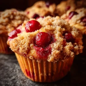 Cherry Cobbler Muffins