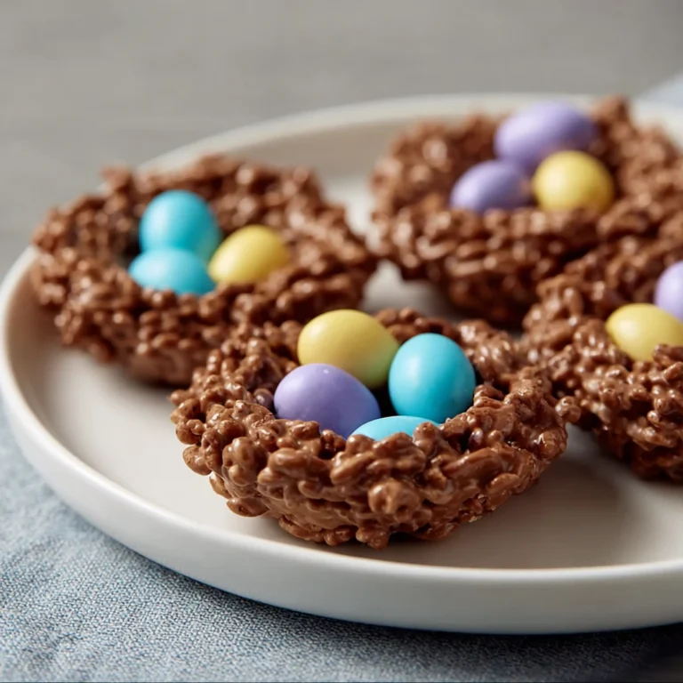 Chocolate Bird Nest Treats Recipe Easy Chocolate Bird Nest Recipe Homemade Easter Bird Nest Treats DIY Chocolate Easter Tr...