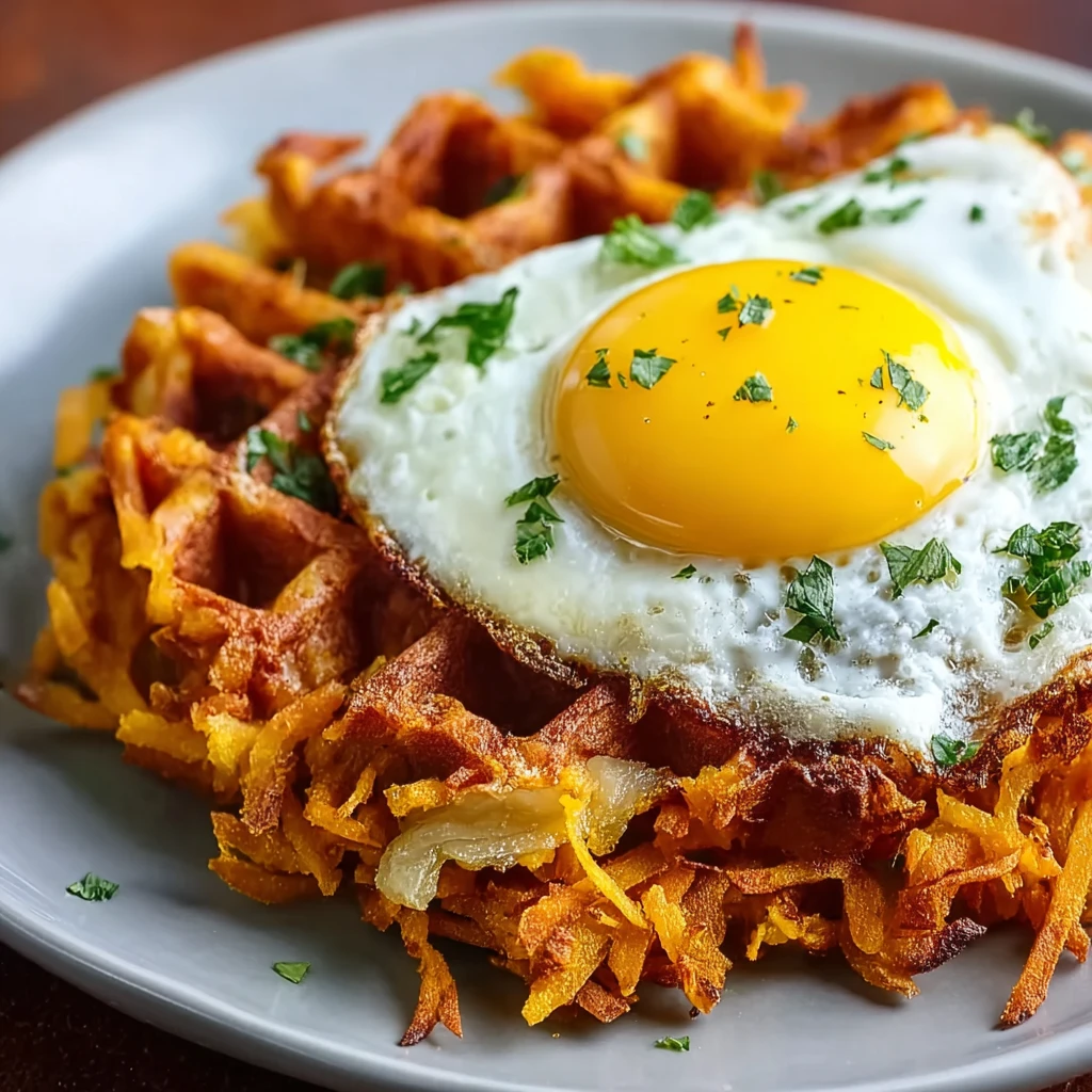 Cinnamon Apple Sweet Potato Waffles Easy Breakfast