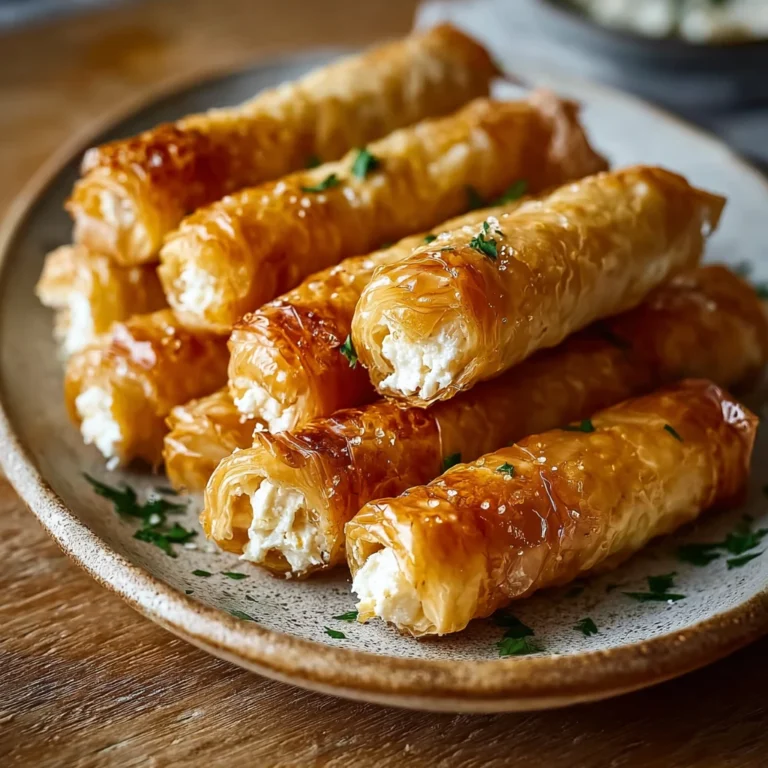 Crispy Chicken Garlic Cigars