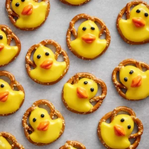 Easter Pretzel Chicks