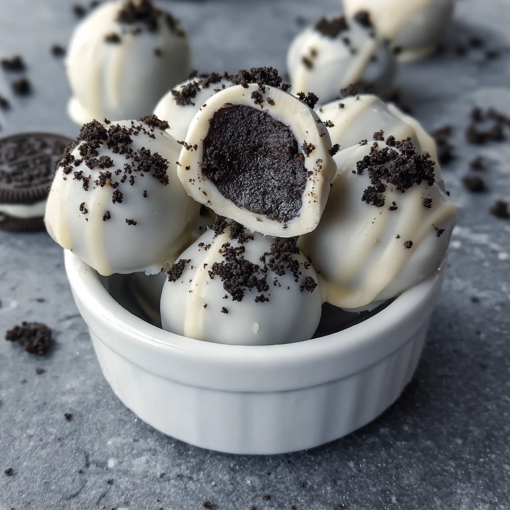 Easy Oreo Balls Recipe Step By Step Homemade Oreo Balls 8 Steps Guide Creamy Oreo Truffle Recipe No-bake Oreo Balls Recipe...