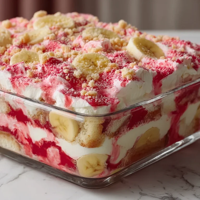 Easy Strawberry Banana Pudding Recipe Homemade Strawberry Crunch Pudding Banana Pudding With Strawberry Topping Best Straw...