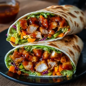 Make Tasty Sweet Chili Chicken Wraps for a Flavorful Meal!