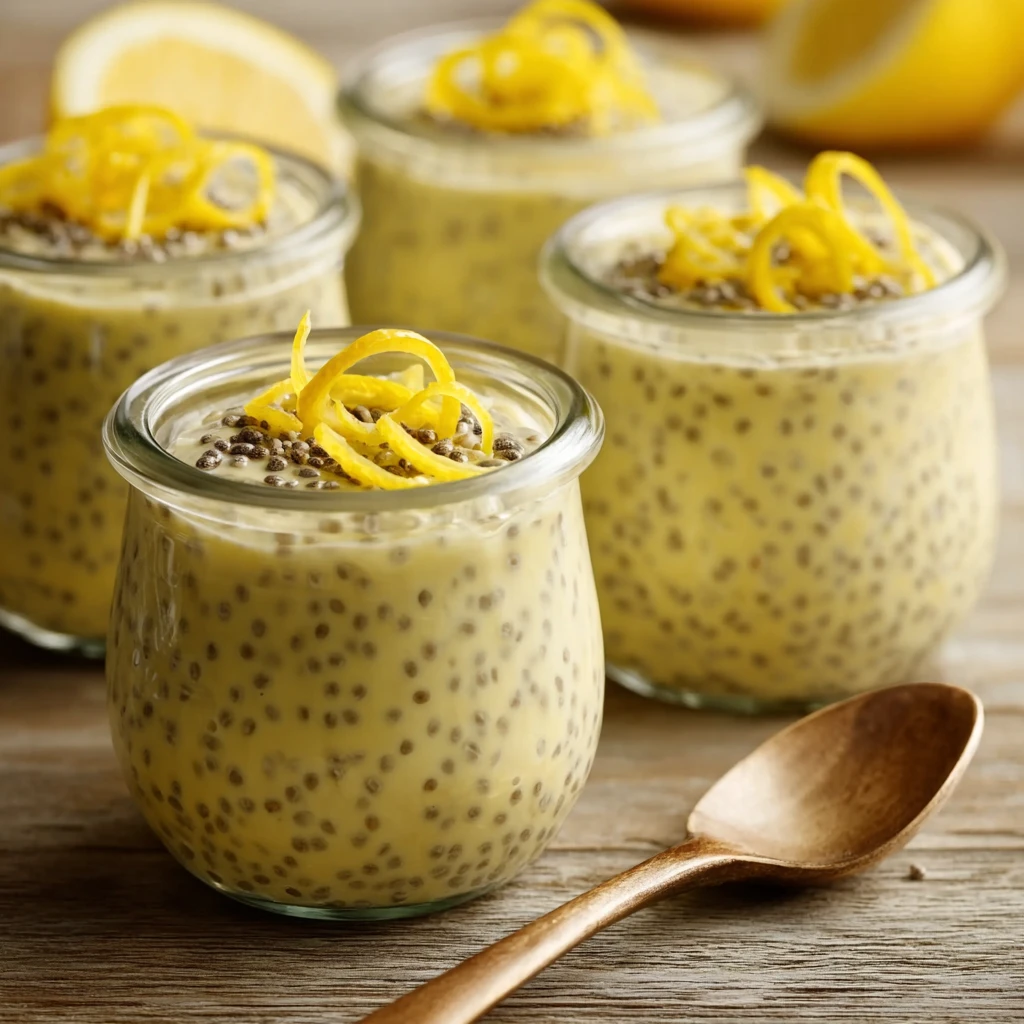 Healthy Lemon Chia Seed Pudding: 5 Amazing Creamy Steps