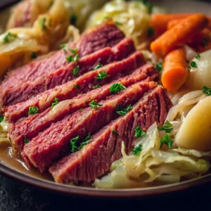 Homemade Corned Beef and Cabbage