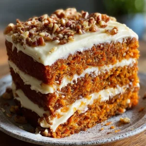 Low Sugar Carrot Cake with Cream Cheese Frosting