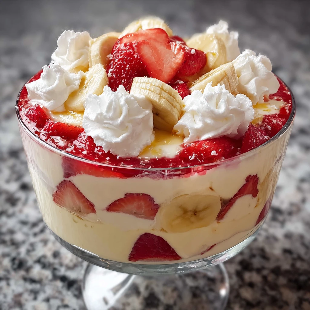 Strawberry Banana Pudding