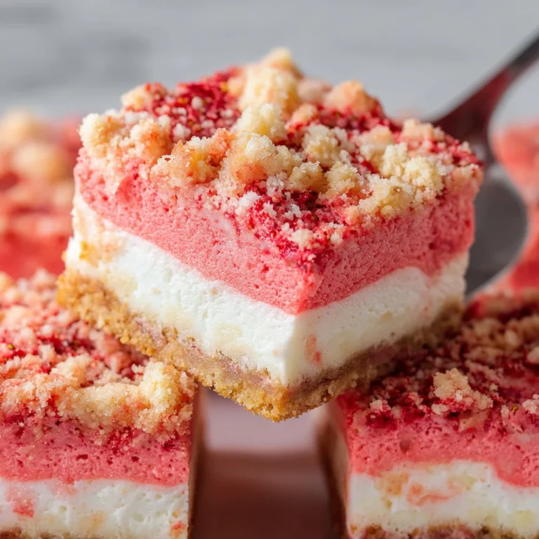 Strawberry Shortcake Brownies