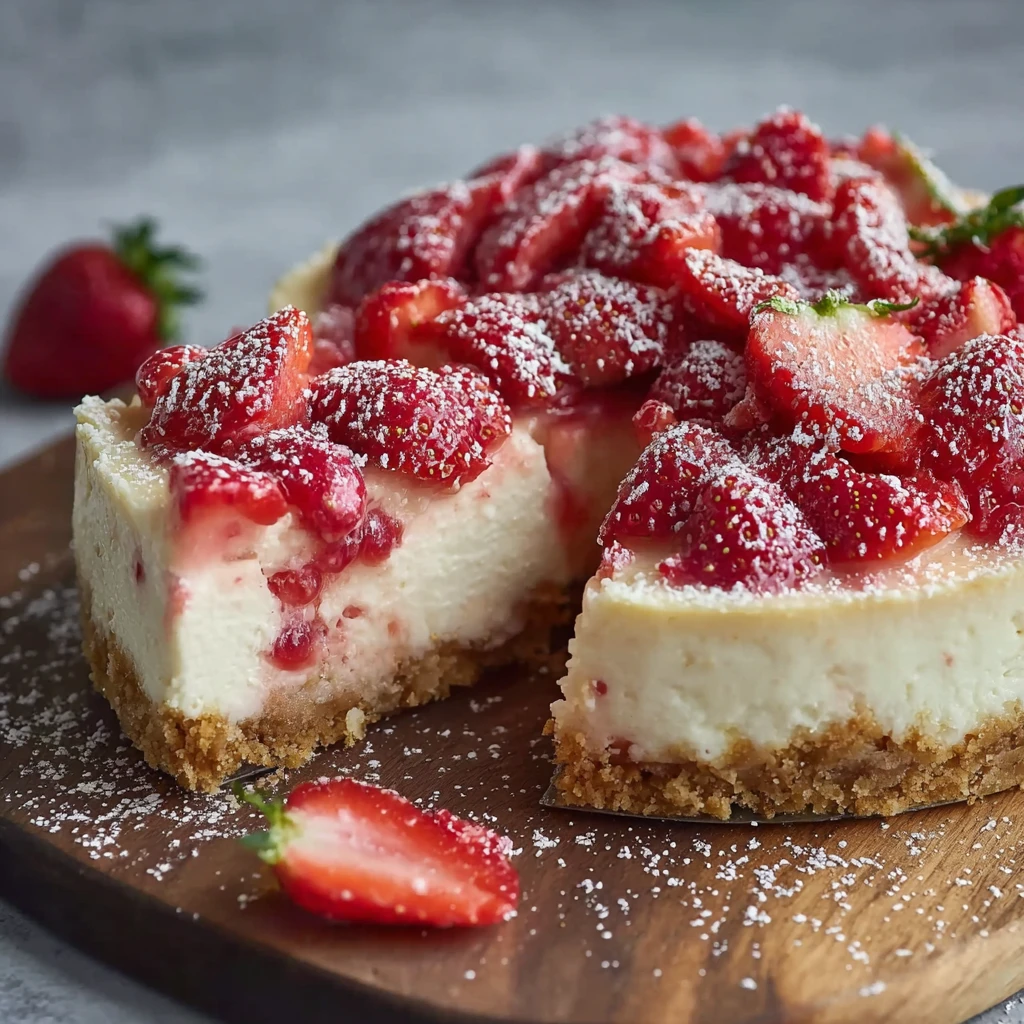 Strawberry Shortcake Cheesecake