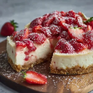 Strawberry Shortcake Cheesecake