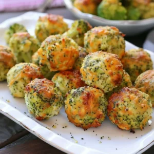 Baked Broccoli Cheese Balls