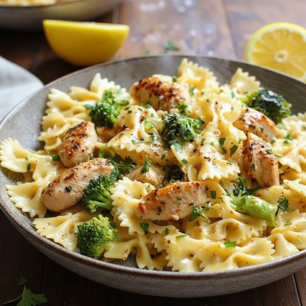Cowboy Butter Lemon Bowtie Chicken