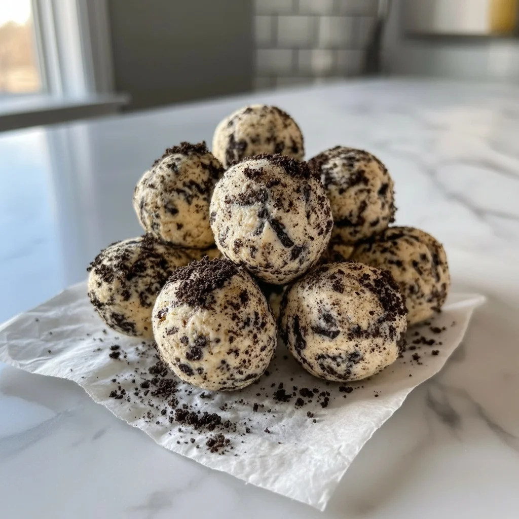 Cream Cheese Oreo Protein Balls