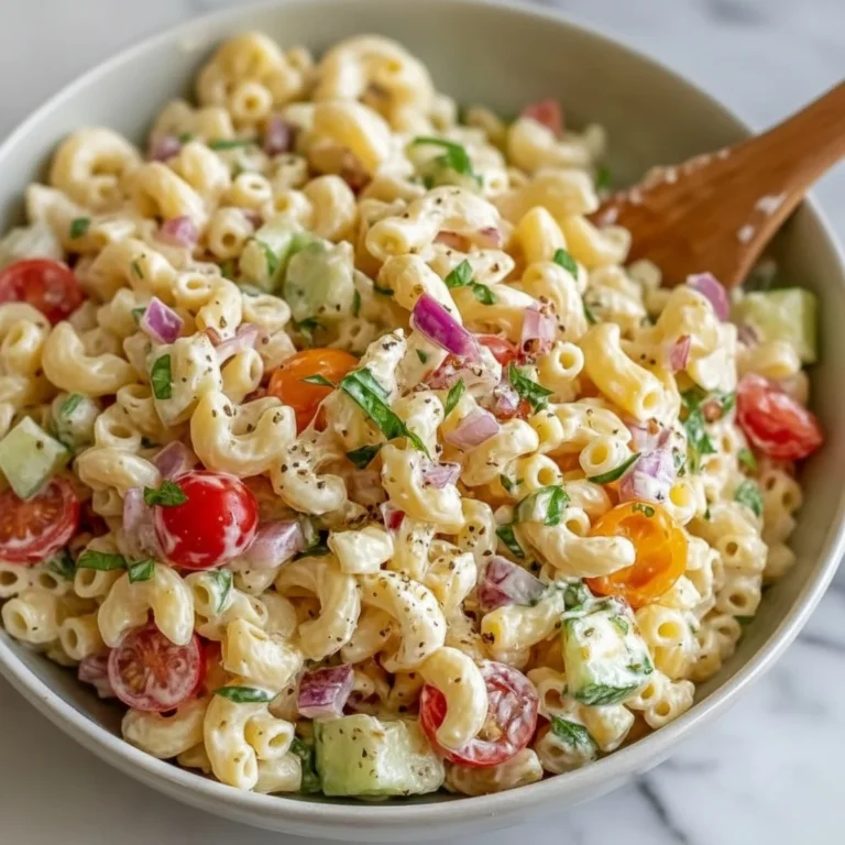 Ditalini Pasta Salad