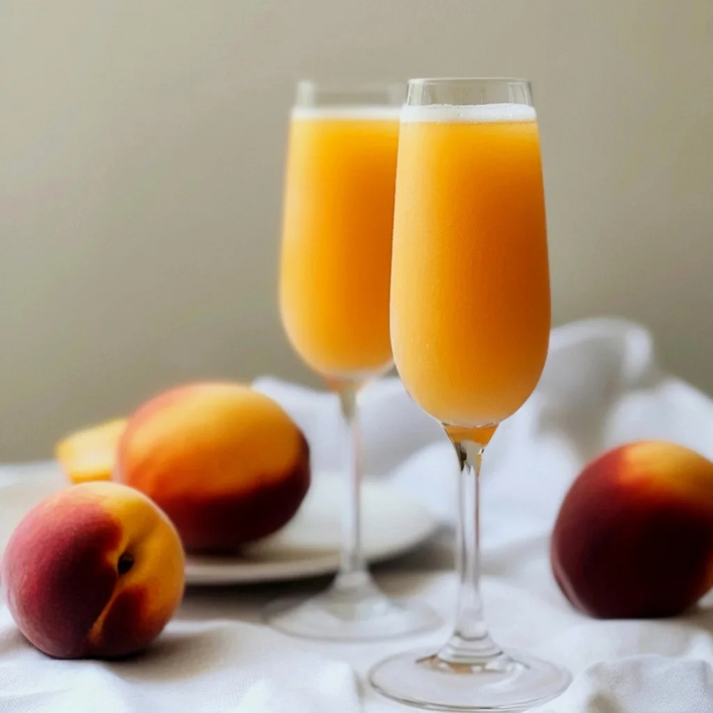 Frozen Peach Bellini