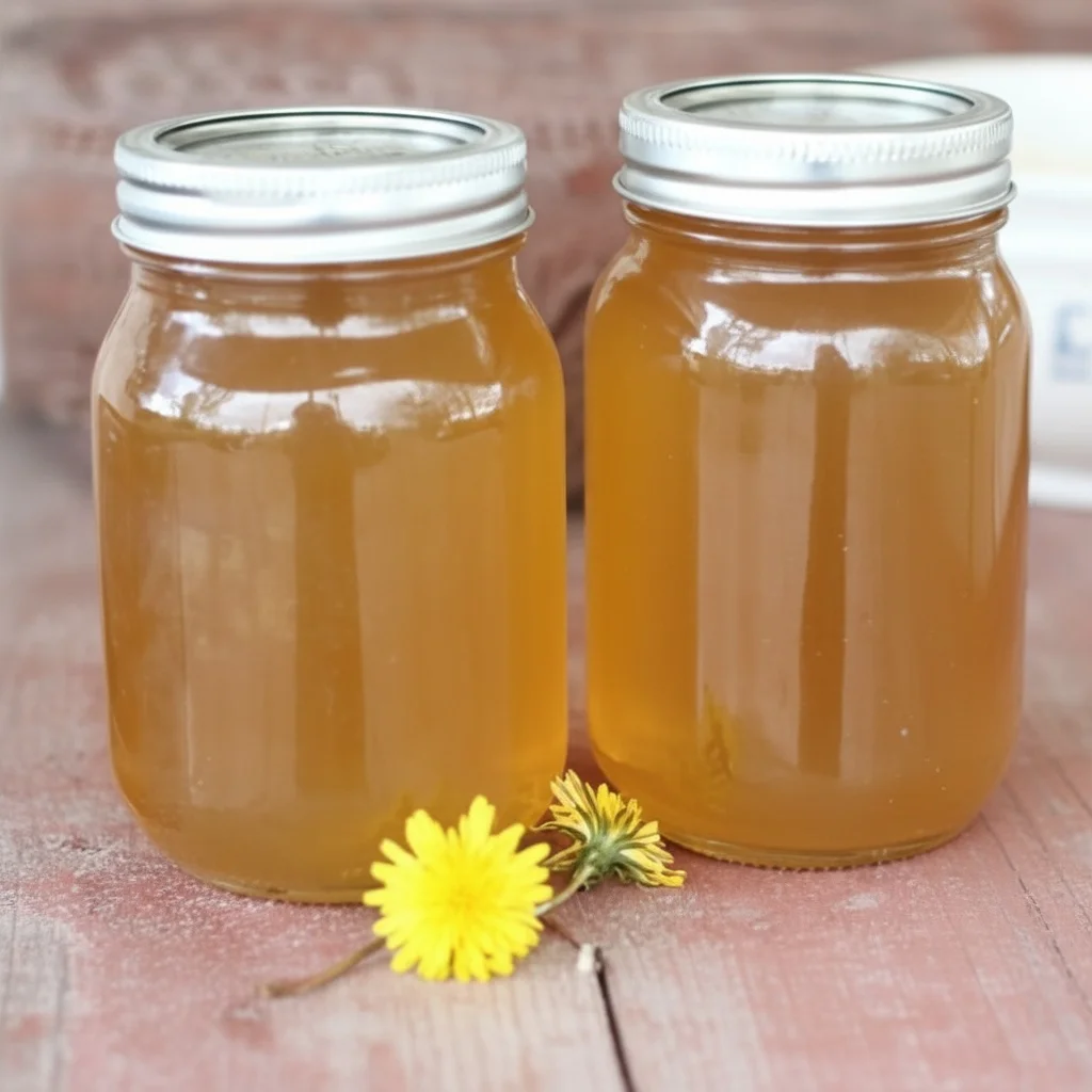how to can dandelion jelly