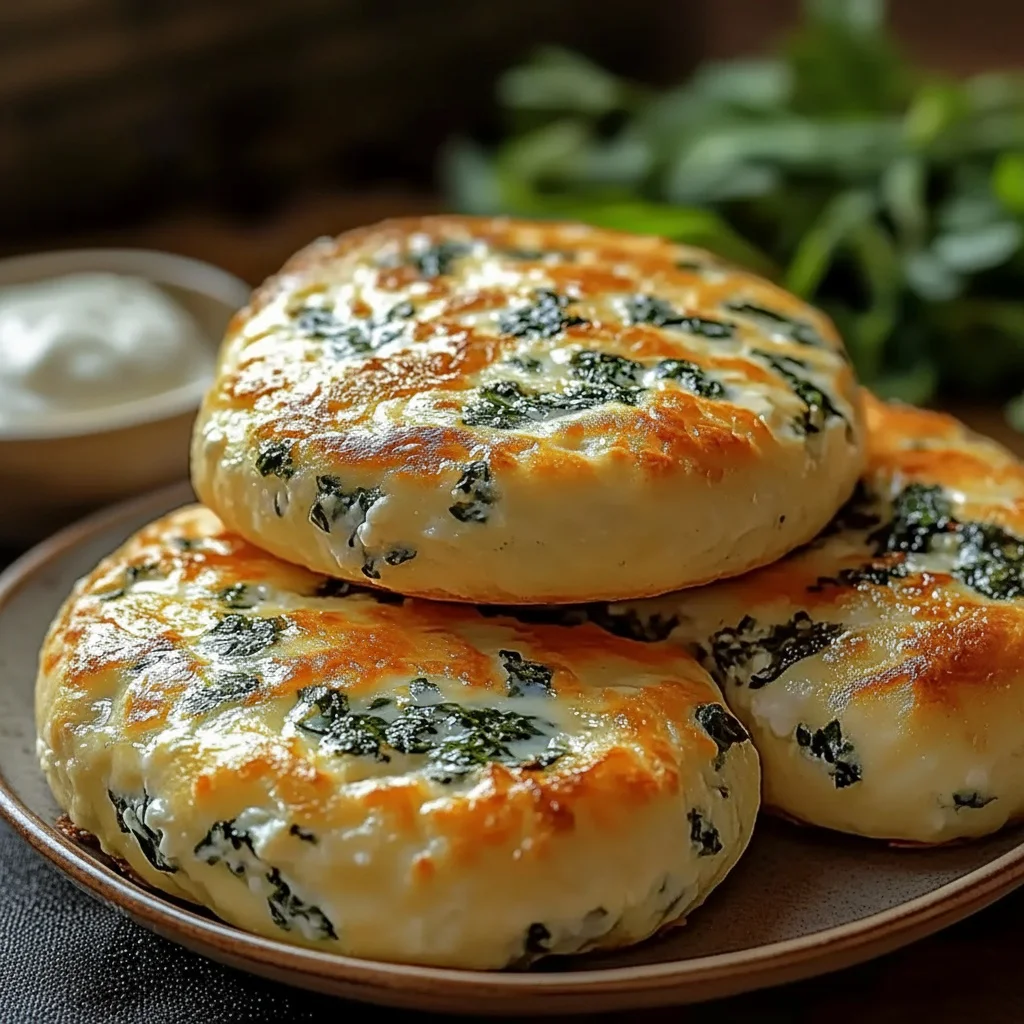 spinach cottage cheese flagels