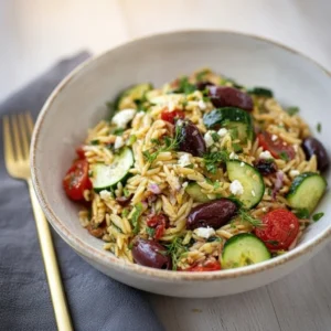 Mediterranean Orzo Power Salad – Easy and a Delightful Meal