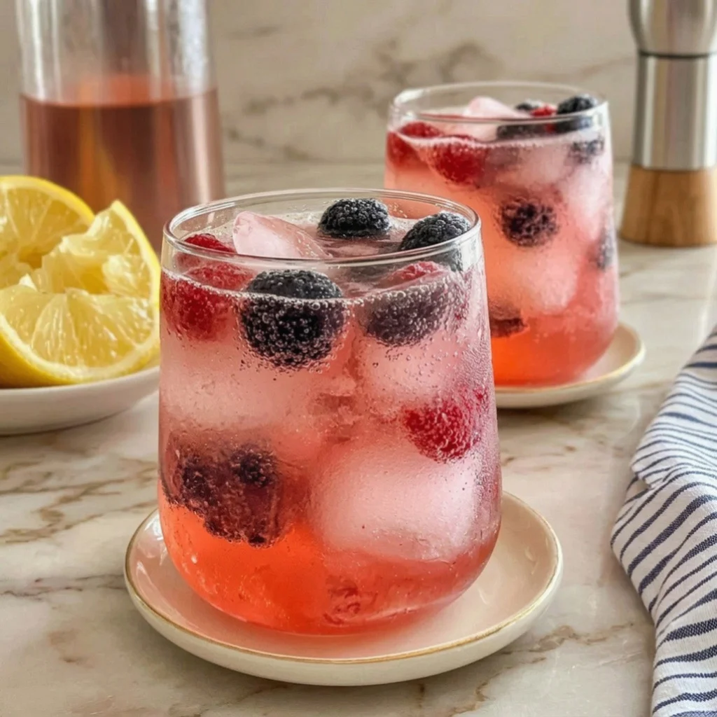 Sparkling Rosé Punch