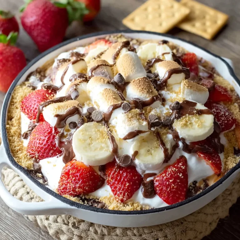 Banana Split Smores Dip