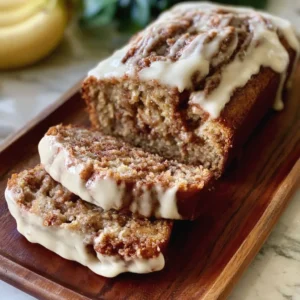 Cinnamon Roll Banana Bread