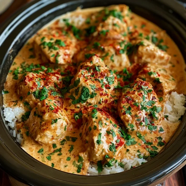 Creamy Crockpot Cajun Butter Chicken
