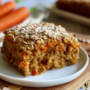 Easy Oatmeal Carrot Cake