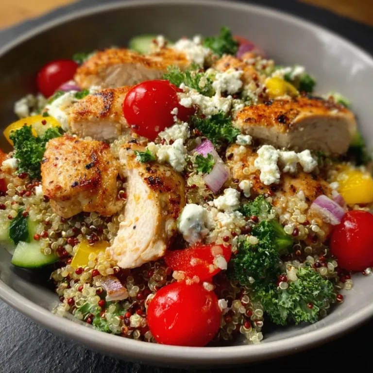 Hearty High-Protein Chicken and Quinoa Salad