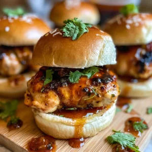 Honey Smoky Pepper Garlic Chicken Sliders