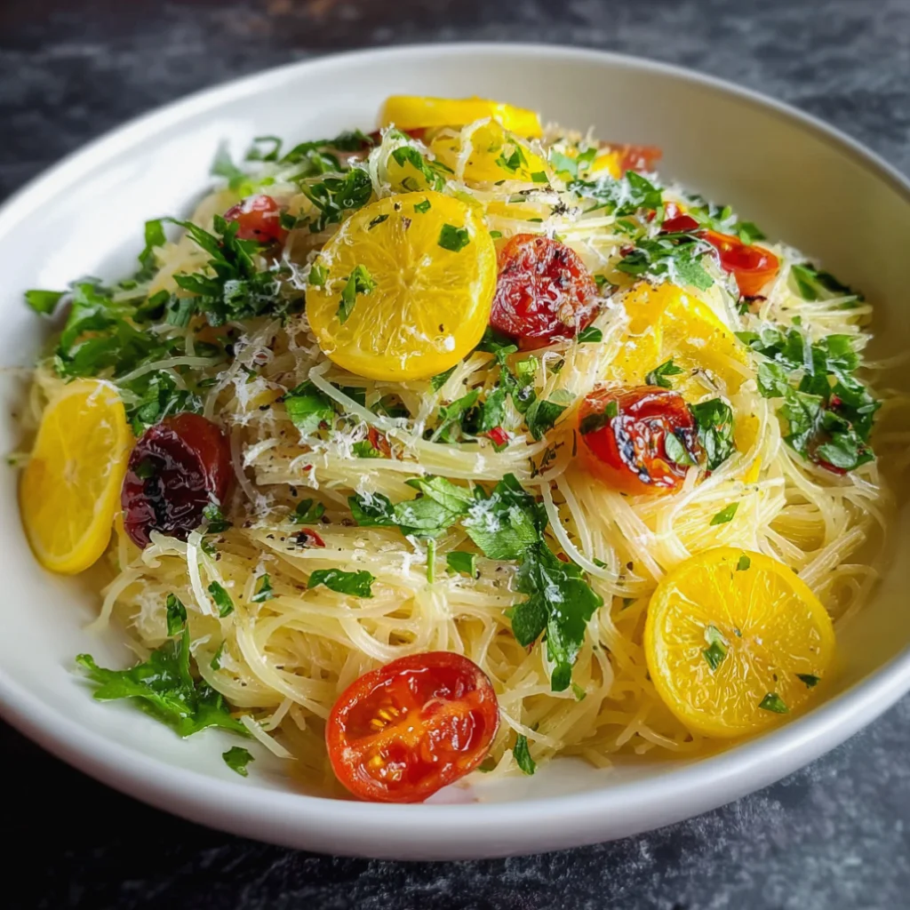 Lemon Capellini Salad