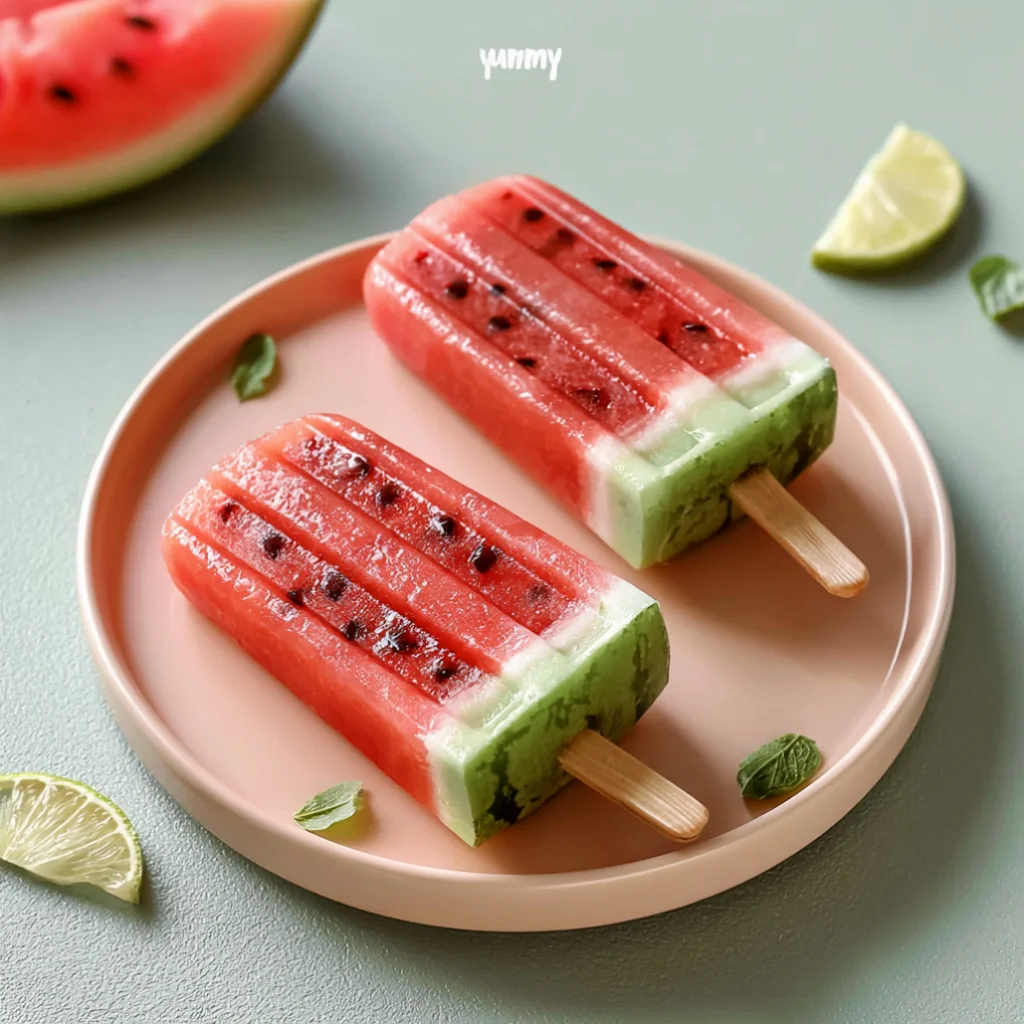 Watermelon Popsicles