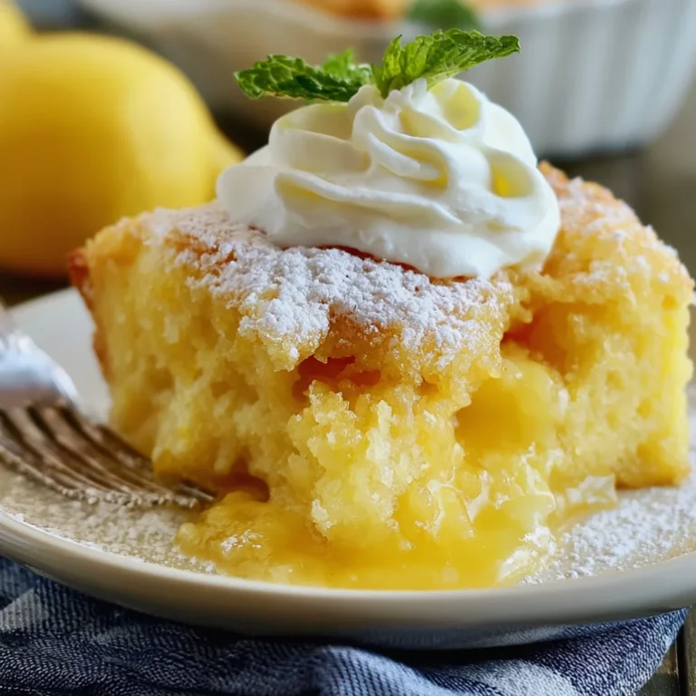 Magic Lemon Cobbler