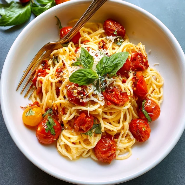 Roasted Cherry Tomato Pasta