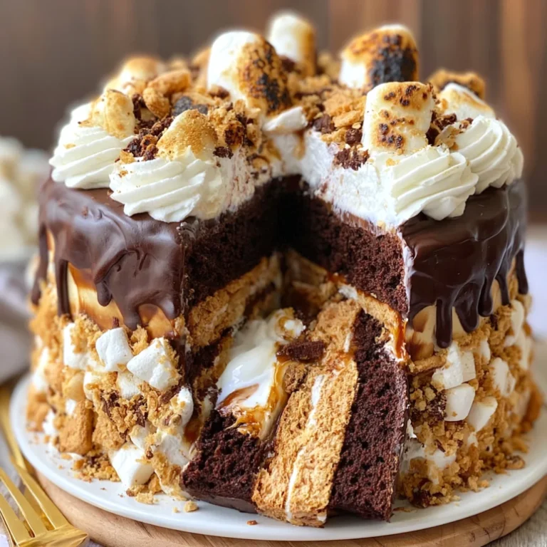 smores cake recipe
